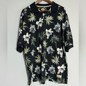 Men’s Vintage Tommy Bahama Floral Polo Size: XL
